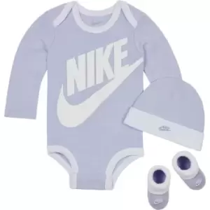 Nike Futura Bootie, Bodysuit and Hat Set - Purple