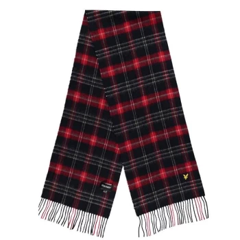 Lyle and Scott Tartan Scarf - Black