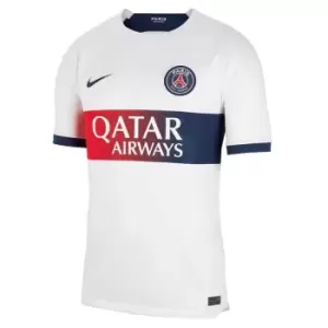 Nike Paris Saint Germain Away Shirt 2023 2024 Adults - White