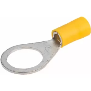 Yellow 12mm Ring Terminal Pack of 100 - Truconnect