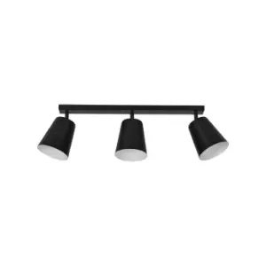 Prism Black/White Ceiling Spotlight Bar 3x E27