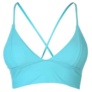 SoulCal Cross Back Bikini Top Ladies - Blue