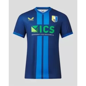 Castore Mansfield Town Third Shirt 2023 2024 Adults - Blue