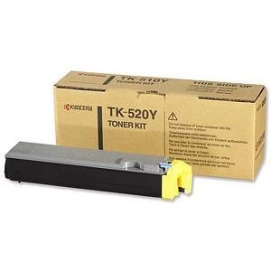 Kyocera TK520Y Yellow Laser Toner Ink Cartridge