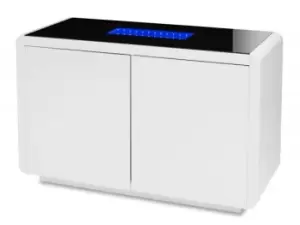 LPD Matrix White High Gloss 2 Door Sideboard with LED