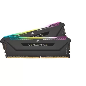 RGB Pro SL Corsair Vengeance 16GB Memory Kit (2 x 8GB), DDR4, 3200MHz (PC4-25600), CL16, XMP 2.0, Black, Ryzen Optimised