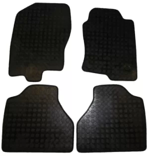 Rubber Car Mat for Nissan Navara 2010 Onwards Pattern 2187 POLCO EQUIP IT NS34RM