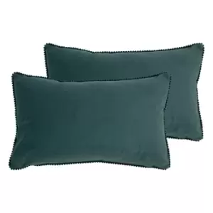 Furn. Cosmo Twin Pack Polyester Filled Cushions Marine Blue 50 x 30cm