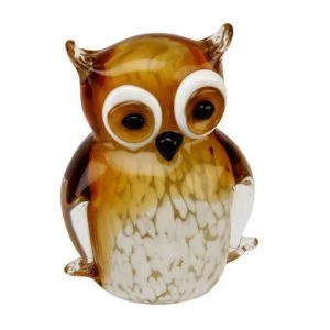 Objets d'Art Figurine - Amber Owl