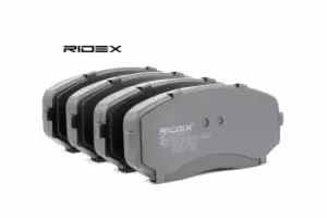 RIDEX Brake pad set MAZDA,MITSUBISHI,FORD USA 402B0548 7T432001AA,7T4Z2001A,7T4Z2V001AA 7U2J2C452AA,8T432200BA,BT432001AB,BT4Z2001B,EHY23328Z,4605B541