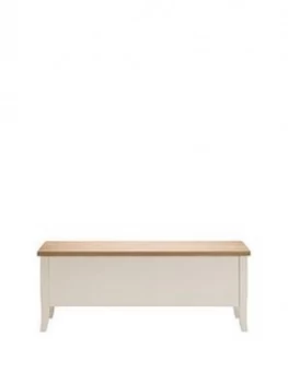 Julian Bowen Davenport Solid Wood And Oak Veneer Storage Bench