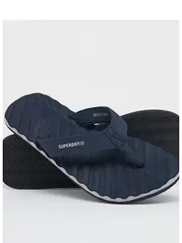 Superdry Swim Flip Flop - Navy, Size S, Men