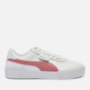 Puma Womens Cali Trainers - Puma White/Foxglove - UK 3