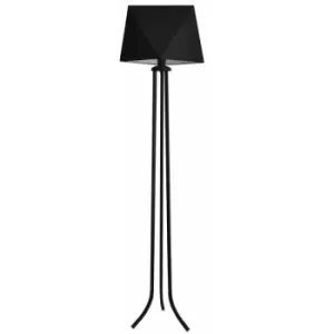 Helam Lighting - Helam Adamant Tripod Floor Lamp Black 40cm