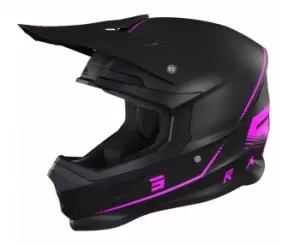 SHOT Furious Raw 3.0 Black Pink Matt Offroad Helmet S