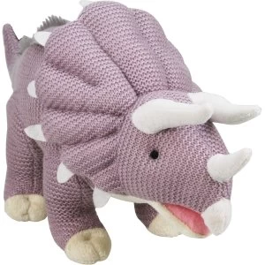 Knitted Triceratops 19" Plush