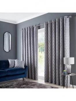 Geo Eyelet Curtains