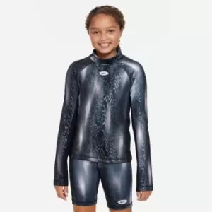 Nike Pro Warm Icon Clash Big Kids (Girls') Top - Black