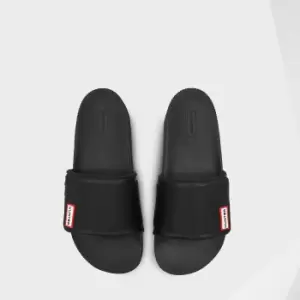 Hunter Womens Original Adjustable Slides - Black - UK 6