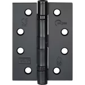 Eclipse Grade 11 Ball Bearing Fire Hinge Matt (2 Pack) in Black Steel