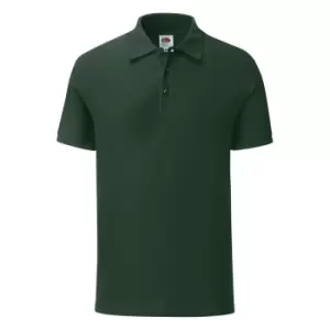 Fruit Of The Loom Mens Tailored Poly/Cotton Piqu Polo Shirt (S) (Bottle Green)