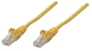 Network Patch Cable - Cat5e - 3m - Yellow - CCA - U/UTP - PVC - RJ45 - Gold Plated Contacts - Snagless - Booted - Polybag - 3m - Cat5e - U/UTP (UTP)