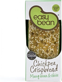 Easy Bean Chickpea Crispbread - Mung Bean & Chive - 110g