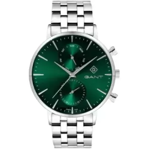 Mens Gant Gant Park Hill Day-Date II Green-Metal Watch Watch