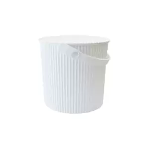 Omnioutil Storage Bucket & Lid Mini White