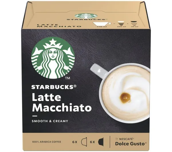 Starbucks Dolce Gusto Latte Macchiato Coffee 12 Pods