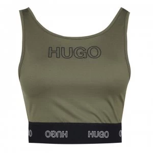 Hugo Boss Dimsum Crop Top Khaki Women