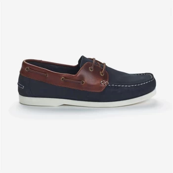 Jack Wills Leather Boat Shoes - Navy