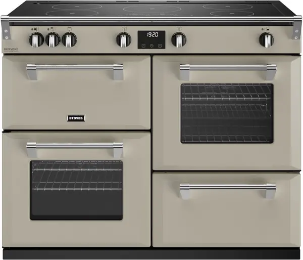 Stoves Richmond Deluxe ST DX RICH D1100Ei TCH PM Electric Range Cooker with Induction Hob - Porcini Mushroom - A Rated