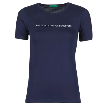 Benetton SUVIA womens T shirt in Blue - Sizes S,M,L,XS