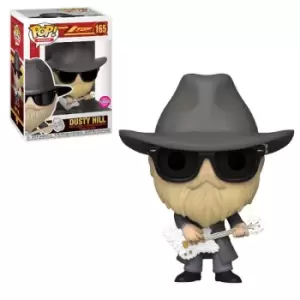 Pop! Rocks ZZ Top Dusty Hill Flocked Pop! Vinyl Figure