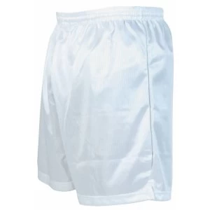 Precision Micro-stripe Football Shorts 18-20" White