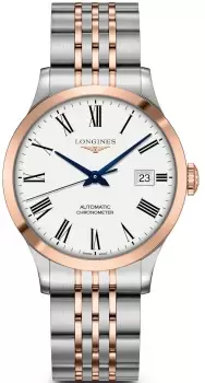 Longines Watch Record Mens - Silver