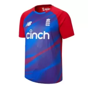 New Balance Balance England T20 Shirt Junior Boys - Blue