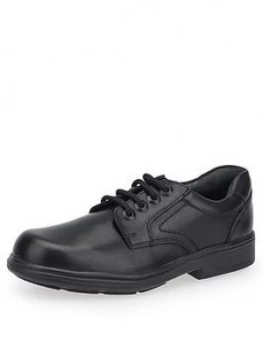 Start-rite Boys Isaac School Shoes - Black Leather, Size 3.5 Older