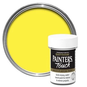 Rust-Oleum Painter's touch Bright yellow Gloss Multi-surface Paint 20ml