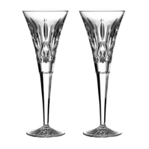 Waterford Lismore Toasting Flute 0.160ltr Pair - Crystal