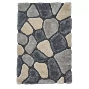 Think Rugs Noble House Rug Pebbles 5858 Grey Blue 120X170cm