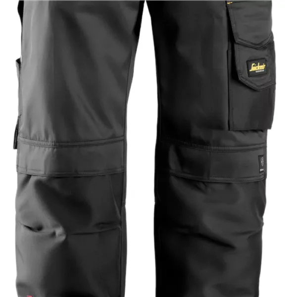 Snickers Craftsmen Trousers, DuraTwill - Black - Waist 31" Inside leg 35"