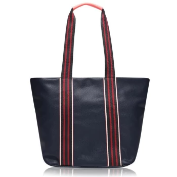 Jack Wills Kinoulton PU Shopper Bag - Navy