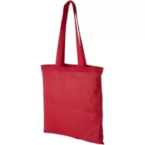 Bullet Peru Cotton Tote (38 x 42 cm) (Red) - Red