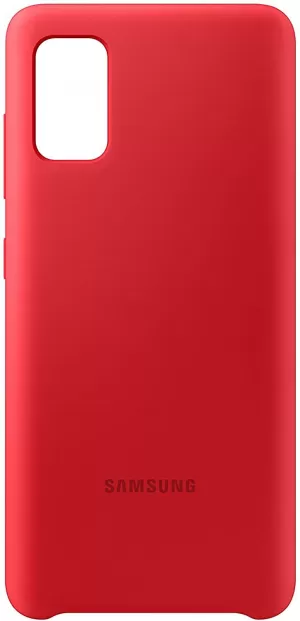 Samsung Galaxy A41 Silicone Cover in Red (EF-PA415TREGEU)