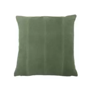 Furn Jagger Corduroy 100% Cotton Cushion Cover, Sage, 45 x 45 Cm