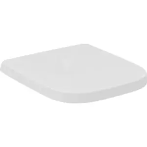 Ideal Standard i. life S Compact Soft Close Toilet Seat and Cover in White Thermoset Plastic