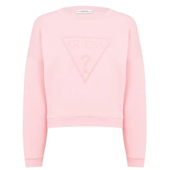 Guess Juliane Cropped Sweatshirt - Pink