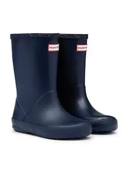 Hunter Original Infant First Classic Wellington Boots - Navy, Size 7 Younger